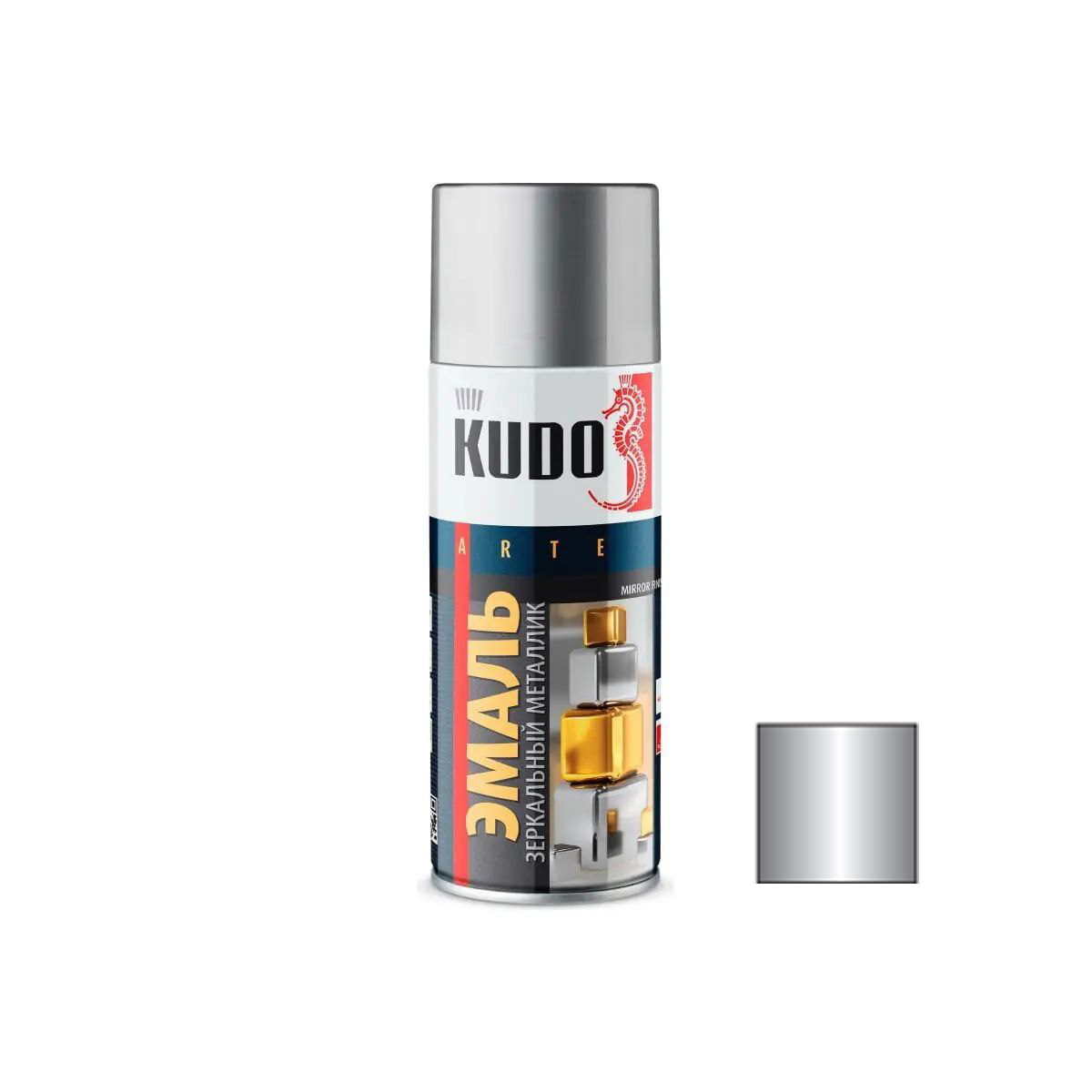 KUDO KU-1033 — Xrom oynavand (zerkalniy) sprey bo‘yoq