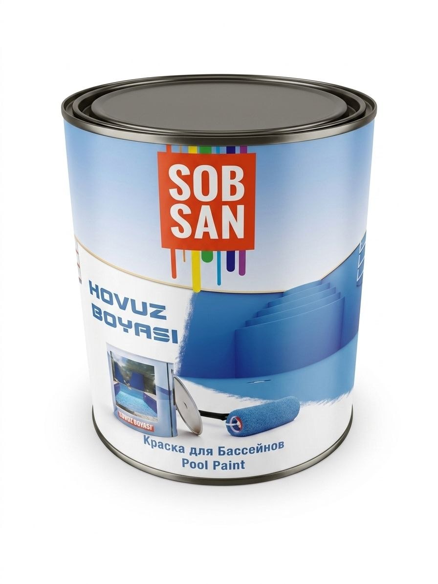 SOBSAN КРАСКА ДЛЯ БАССЕЙНА 3.5КГ