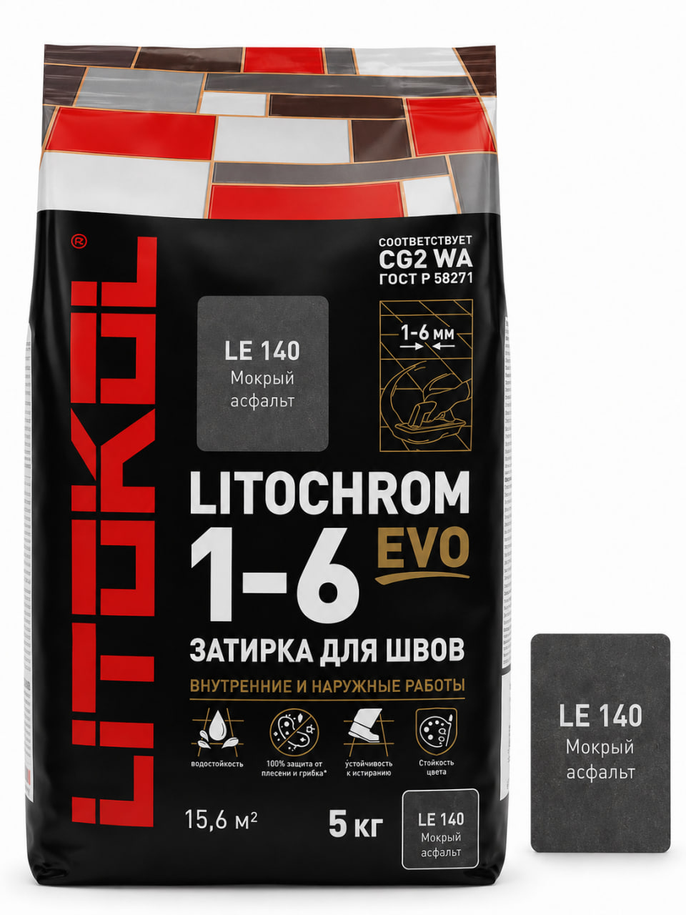 LITOCHROM FUGA 5 КГ 140