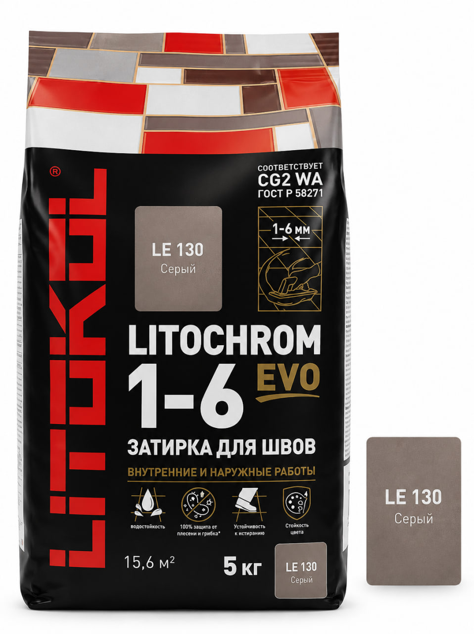 LITOCHROM FUGA 5 КГ 130