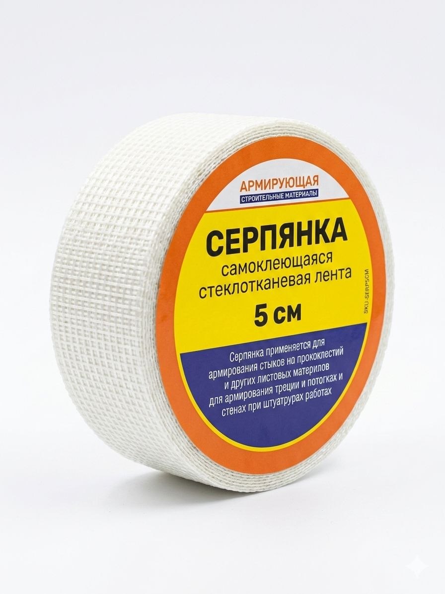 ЛЕНТА СЕРПЯНКА 4.5СМ 90М
