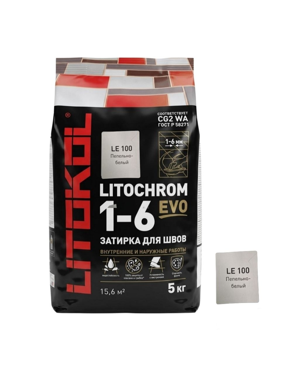 LITOCHROM FUGA 5 КГ 100