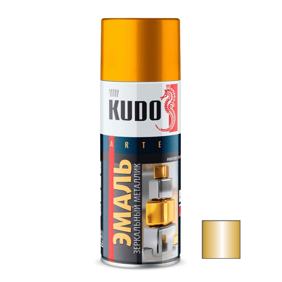 KUDO KU-1034 — Oltin oynavand (zerkalniy) sprey bo‘yoq