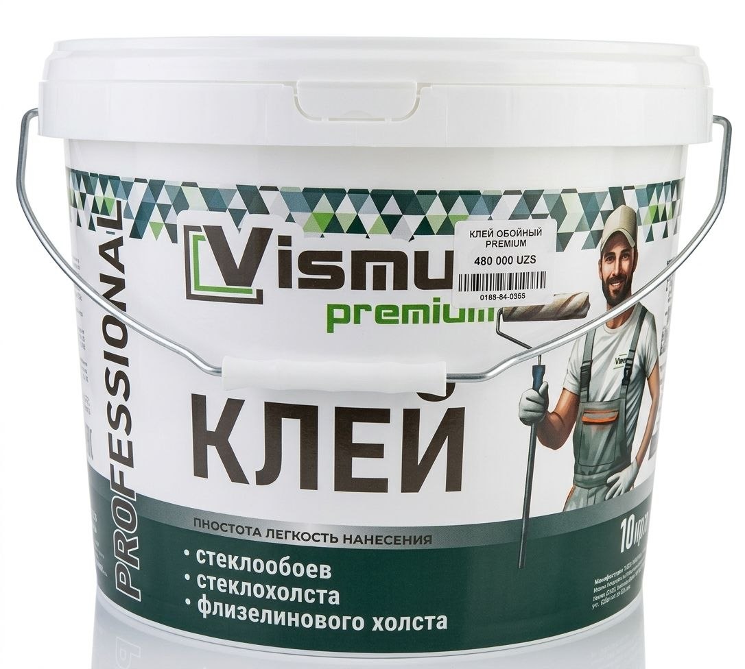 КЛЕЙ VISMUT ДЛЯ ДЕКОРАТИВНЫХ ПОКРЫТИЙ 10 КГ (50 КВ.М)