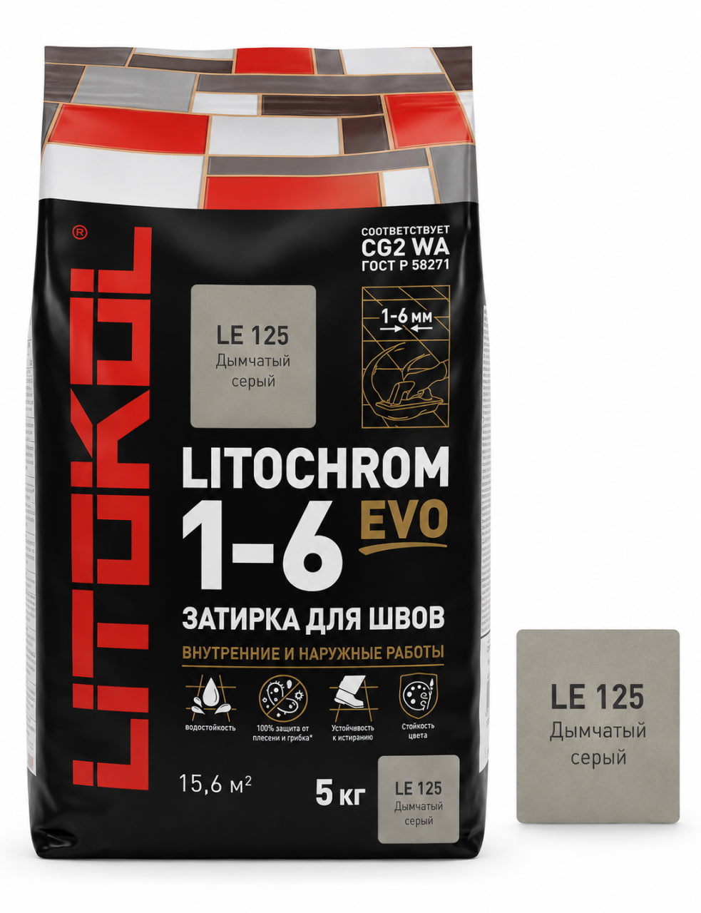 LITOCHROM FUGA 5 КГ 125
