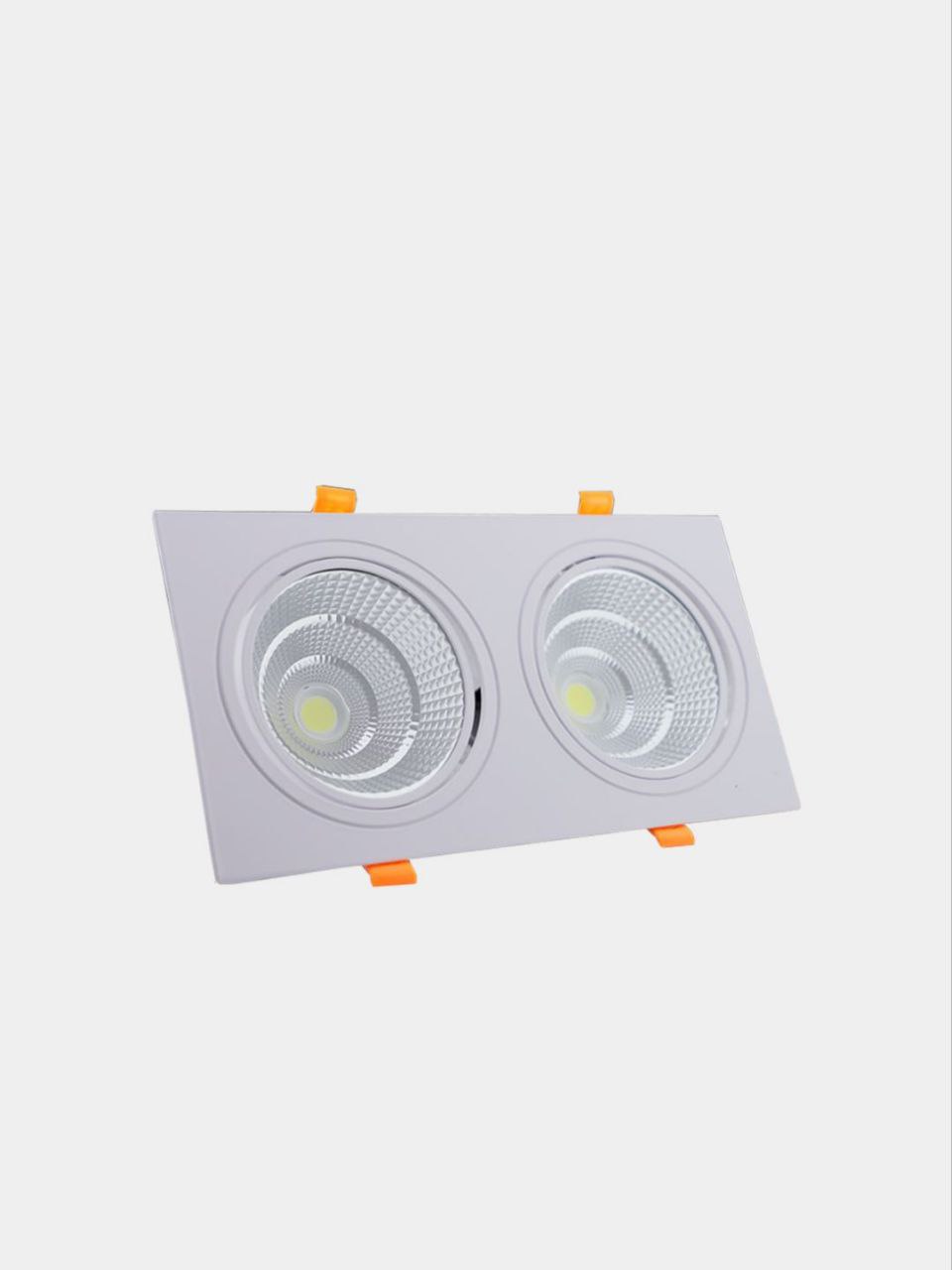 ЛАМПА YOMY C6807 BK WH 6500K 2* БЕЛЫЙ